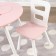 Table + 2 stools "Star"