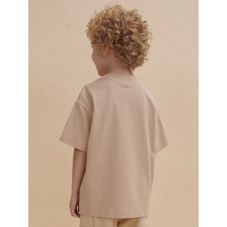 T -shirt for boys, height 92 cm, sandy color-2