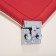 Bag-mixer on the valve, beige/red color