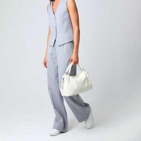Board-suction with zipper, long belt, white color-1
