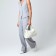 Board-suction with zipper, long belt, white color