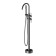 Timo Saona 2300/03Y-CR bath mixer, single-leaf, floor, shower, black
