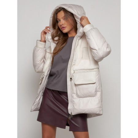 Winter jacket, size 44, beige color-22