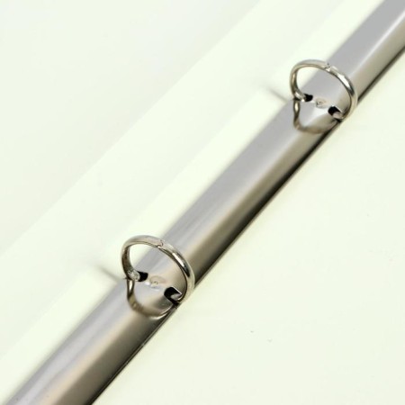 Folder on 4 rings A4, Calligrata, 18 mm, 500 μm, milky white, mix-2