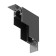 The internal corner connector for the Technical TRX010ICL-21B, 10x3.8x10 cm, black color is black