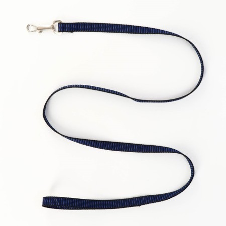 Acunition set is embossed, leash 120 x 1.5 cm, OG 36-49 cm, blue-black-4