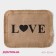 Serving napkin on the table "Love", 40 × 30 cm, beige color