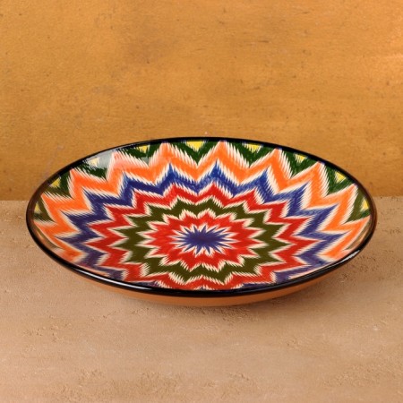 Largan Rishtan ceramics "Atlas", 31 cm, multi -colored-4