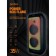 Portable karaoke system Perfeo Power Box 35 Flame, 35 W, AUX, USB, SD, BT, Black