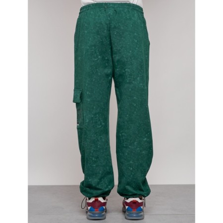 Sports male pants, size 54, green color-10
