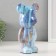 Pig a piggy bank Ceramics "Bear" blue-violet 9.5x14x25 cm