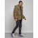 Plush jacket men's, size 48, khaki color