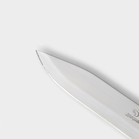 Knife for vegetables kitchen shade "Strayp", blade 7.5 cm, blue color-2