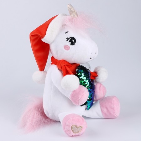 Soft toy "Unicorn", New Year, 21 cm