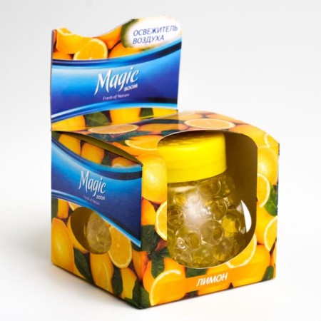 Magic Boom air freshener, gel "lemon" 100 g-1