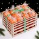 New Year. Set of candles "Mandarin Box", 36 pcs. In a wooden box