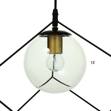 Lamp Bayerlux 2467/1bk E27 40W Black 25x25x25-125 cm-5