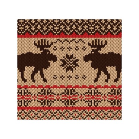 Organizer in a bath on suction “embroidery with deer”, for storing toys and trifles, size 33x39 cm-1