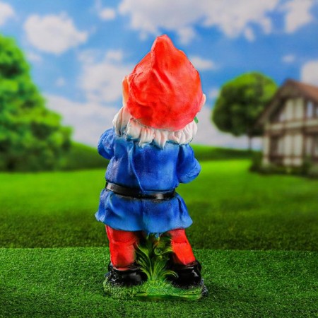 Garden Figure "Gnome with eggplant" 20x20x45 cm-2