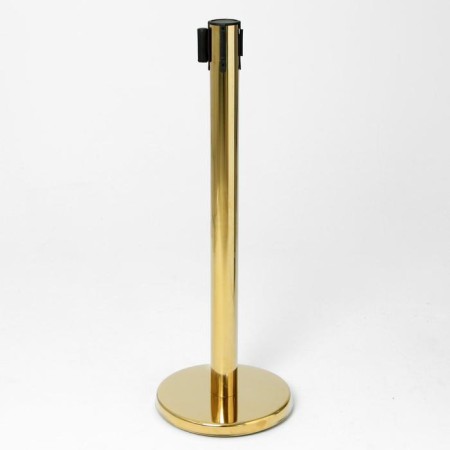 Fencing stand, with exhaust ribbon-180 cm red, height-80 cm, diameter 6 cm, floor diameter-32 cm