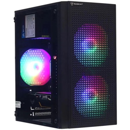 Computer Raskat Strike 320, i3 10100F, 8 GB, SSD 240 GB, GTX 1650 4GB, Noos, Black