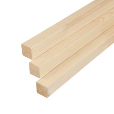 Decorative bar of a fraught 43x43x300cm straight with a beam of the corner