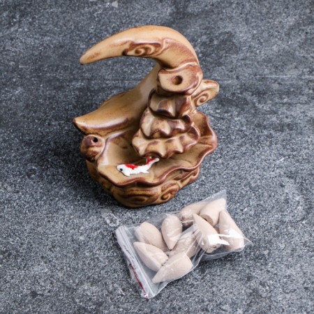 Set of incense on the stand "crescent" Pesopochny, 10x8x12cm-6