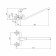 Fashun A2215 bath mixer, single -leaf, pour 360 mm, with a shower set, chrome