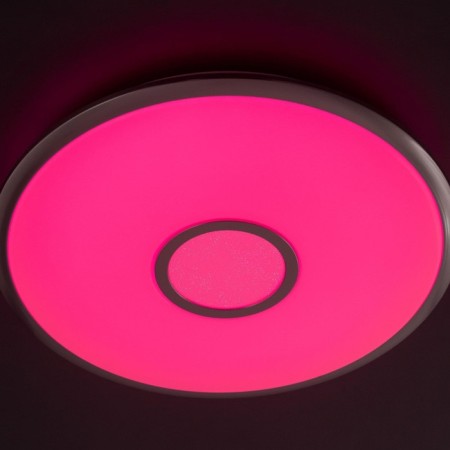 Lamp Citilux "Starlight" CL703A61G, 51.5x51.5x7.5 cm, 1x65W, LED, Gray Color.-20