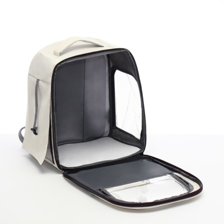 A backpack-carrier for cats and dogs, 30 x 40 x 25 cm, white-8