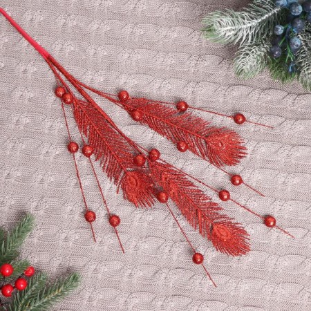 Decor "Shine" Vetochka Perse, D-1 cm 70 cm, mix