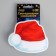 LED toy on Velcro "New Year's cap" 10 × 8.5 cm, batteries Lr44x3, glow of multi