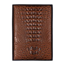 Diary of Leduced A5+, 160 sheets of Escalada, a solid cover of artificial leather with foam, stamping foil, liesse, cream block 80g/m2, brown