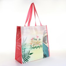 Household bag without fastening, colorful color