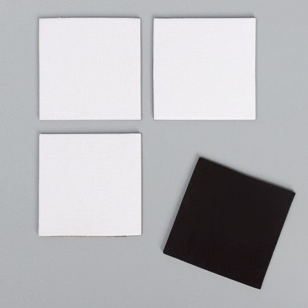 Set of canvases on the magnet, 4 pcs. "Square", 7.5 cm.-5