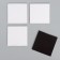 Set of canvases on the magnet, 4 pcs. "Square", 7.5 cm.