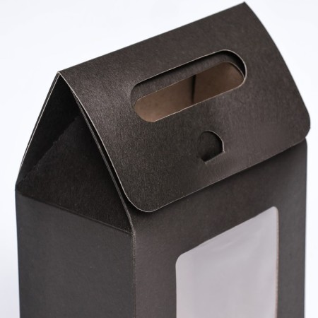 Box with window, black, 20 x 14 x 8 cm-3