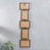 Photo frame plastic in 5 photos "Kruzo", col. With gold beads
