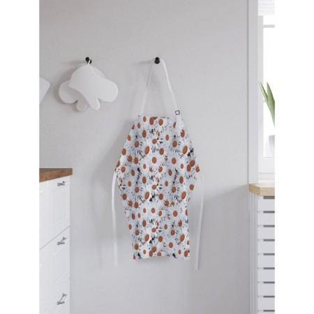 Apron of a kitchen with a photo print "Chamomile Earth", adjustable, size OS-1