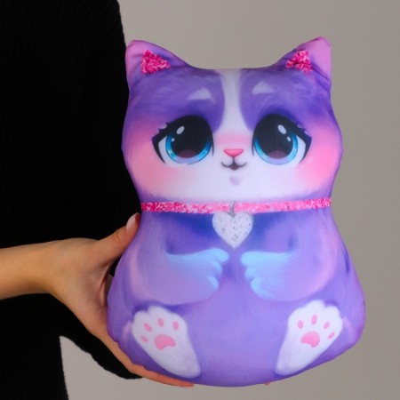 Antistress toy "Kotik", lilac-5