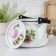 Spherical kettle, 3 l, induction, neckline, white color