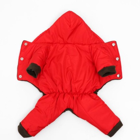 Zimovye jumpsuit for animals, M (DS 24-26, OG 34-36 cm, Osh 28 cm), red-6