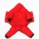 Zimovye jumpsuit for animals, M (DS 24-26, OG 34-36 cm, Osh 28 cm), red