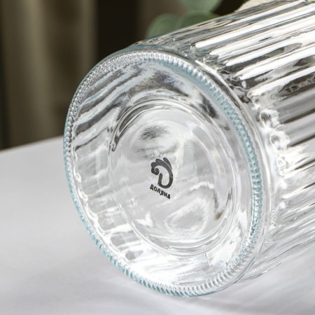Glass Bank for bulk products with a ceramic lid of the “Hedgehog in Gold”, 950 ml-2