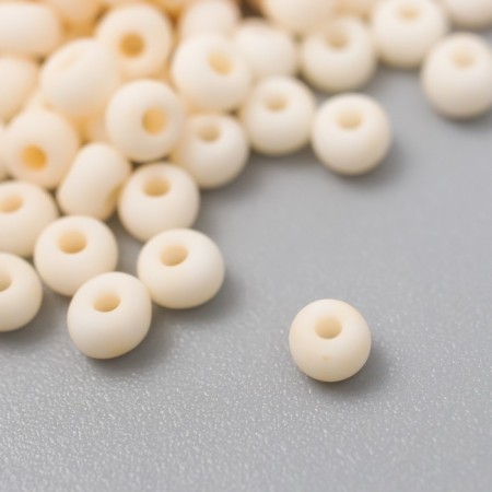 Glass beads 8/0 "Marshmallo. Matte. Bodily" 10 g