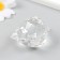 Decor for creativity plastic "Figure icicles, crystal" Transparent 4.3x4.3x8.3 cm