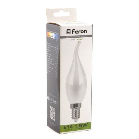 LED LED Feron, E14, 15 W, 230 V, white light-2