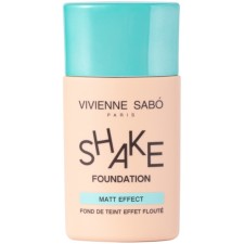 Крем тональный Vivienne Sabo Shakefoundation matt, матирующий, тон 02 бежевый