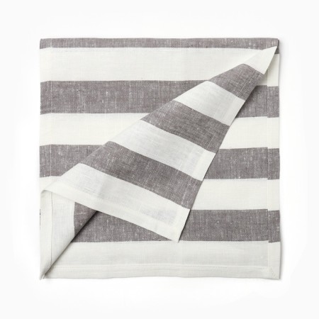 Ethel track "Graphite" 40x146cm, flax 100%, 260 g/m2-5