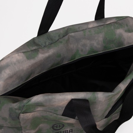 Road bag, textura, large size, green color/camouflage-2